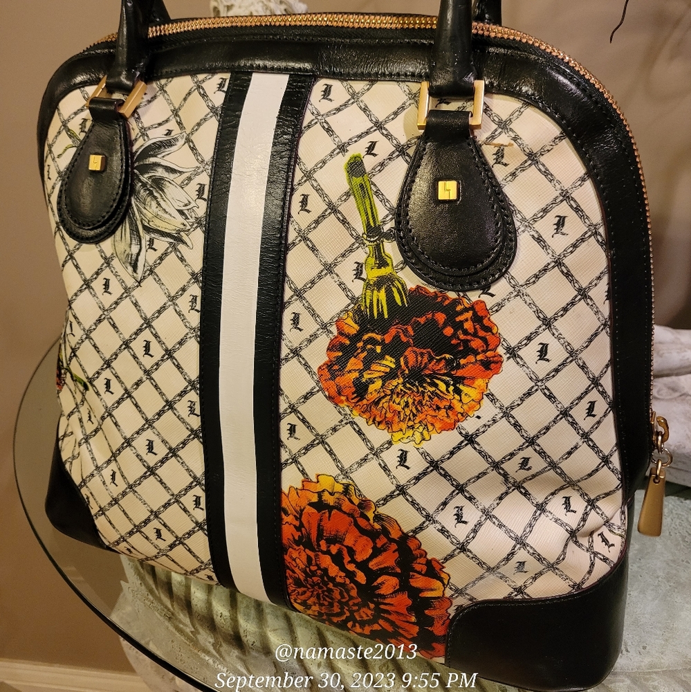 L.A.M.B. by Gwen Stefani Marigold Kingston Cambridge Shoulder Bag Luxury #532 - Picture 10 of 15